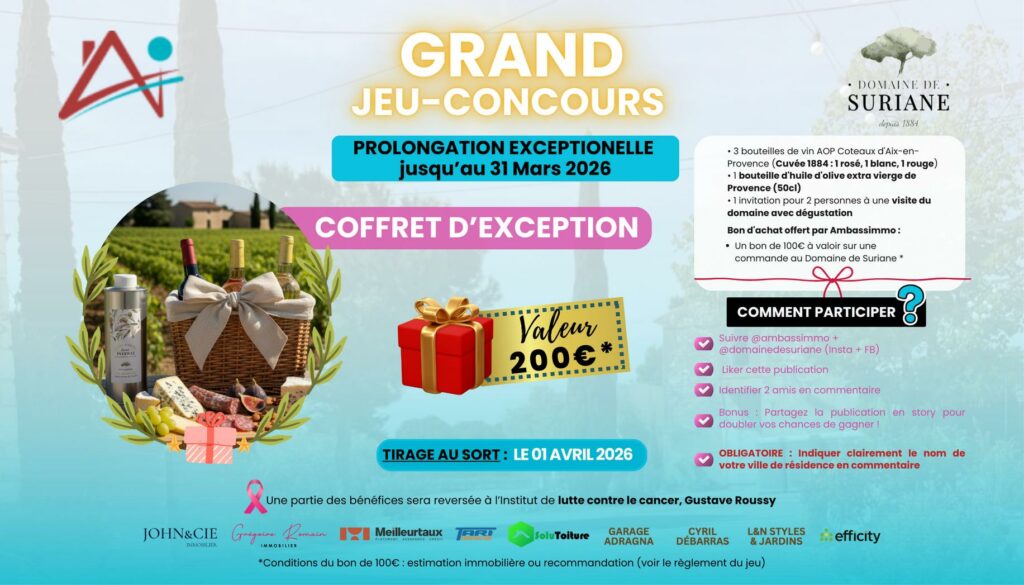 An image illustrating Grand Jeu-Concours Domaine de Suriane : découvrez l'événement œnotouristique de l'année