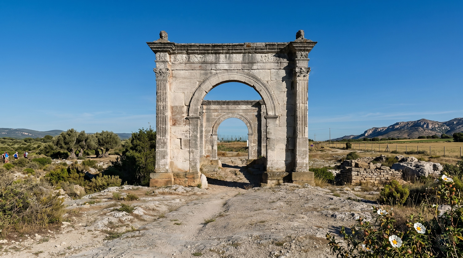 Le pont Flavien, monument romain de Saint-Chamas